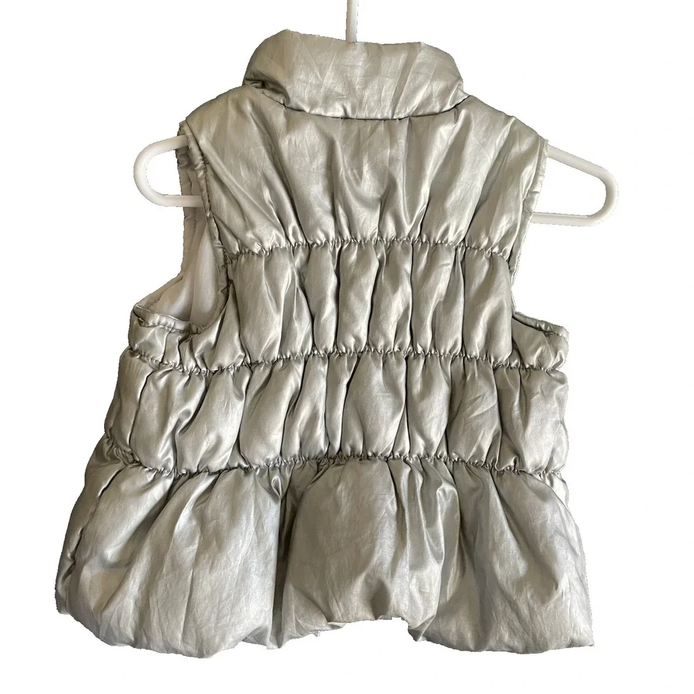Buffalo David‎ Bitton Toddler Puff Grey Zip Vest, 2T